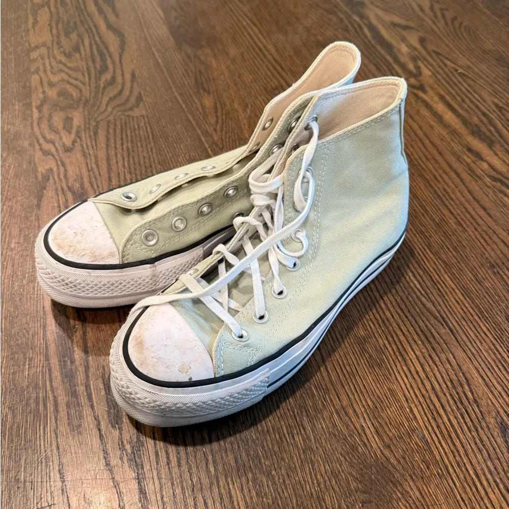 Converse Chuck Taylor All Star Lift Platform High Top Womens 6.5 Mint